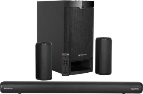 Zebronics ZEB-Juke Bar 9400 Pro Dolby 5.1 525 W Bluetooth Soundbar(Black, 5.1 Channel)