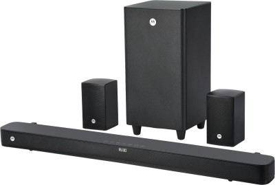 Motorola AmphisoundX Full Wireless 200 W Bluetooth Soundbar(Black, 5.1 Channel)