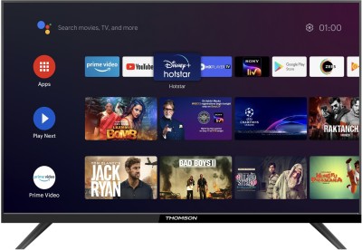 Thomson 9A Series 80cm (32 inch) HD Ready LED Smart Android TV with Bezel Less Display(32PATH0011BL)