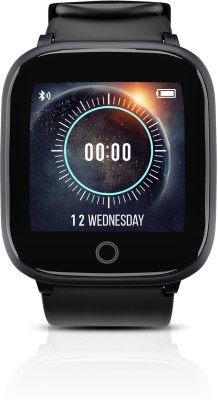 Syska SW100 Smartwatch(Black Strap, Free Size)