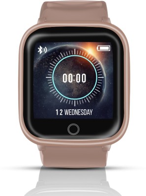 Syska SW100 Smartwatch(Gold Strap, Free Size)