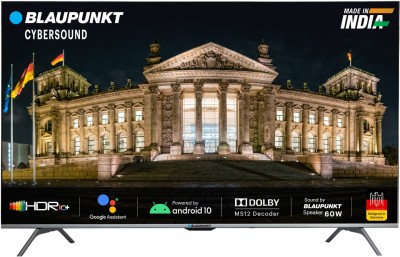 Blaupunkt Cybersound 126 cm (50 inch) Ultra HD (4K) LED Smart Android TV with Dolby MS12 & 60W Speakers(50CSA7007)