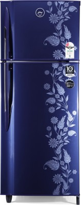 Godrej 255 L 2 Star Inverter Frost-Free Double Door Refrigerator with Jumbo Vegetable Tray (RF EON 255B 25 HI RY DR, Royal Dremin)