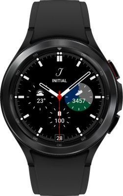 SAMSUNG Galaxy Watch4 Classic LTE (4.6cm) Smartwatch(Black Strap, Free Size)