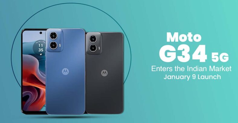 Moto G34 5G Color Options and Camera Setup Revealed Ahead of India Launch