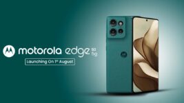 Launching on 1Aug. Motorola Edge 50: The World’s Slimmest Phone.