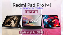 Launched Redmi Pad Pro & Pro 5G: Specs, Price & Availability in India.
