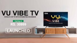 New Vu VIBE QLED TV Launched: 4K Display, 88W Soundbar, Starting Rs. 30,999