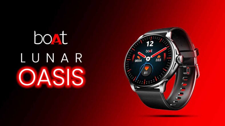 boAt Lunar Oasis: Launch of the Latest Smartwatch with 1.43″ AMOLED Display and Advanced Features.