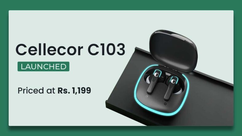 Cellecor C103 PLAY TWS Earbuds Launched: Features and Pricing