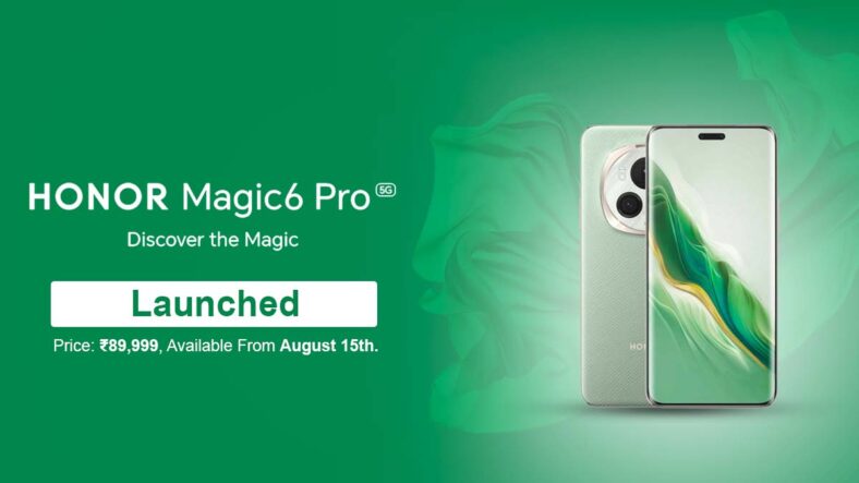 HONOR Magic6 Pro Launched in India with 6.8″ LTPO Display and 180MP Camera