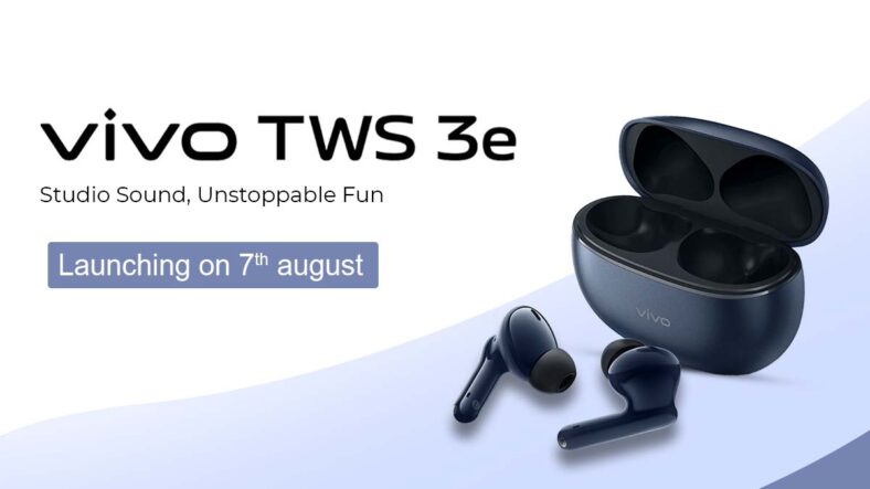 vivo TWS 3e with Intelligent ANC Launching in India on August 7