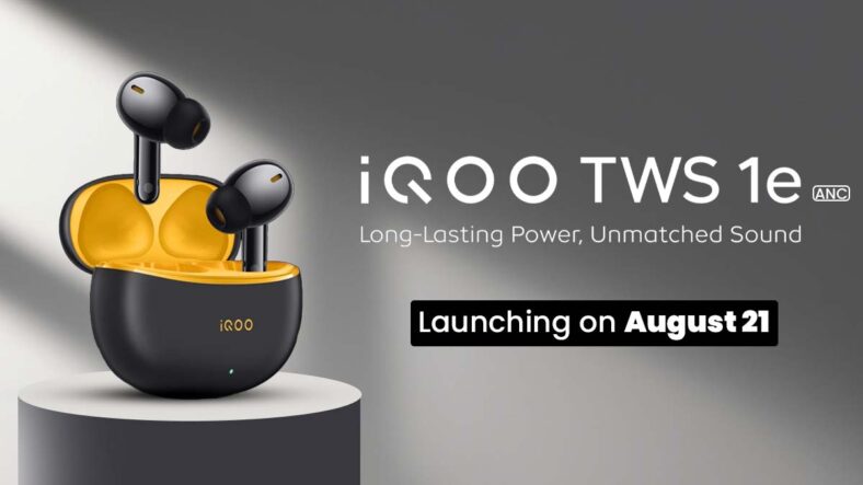 iQOO TWS 1e ANC Earbuds Set to Launch in India on August 21: Here’s What to Expect