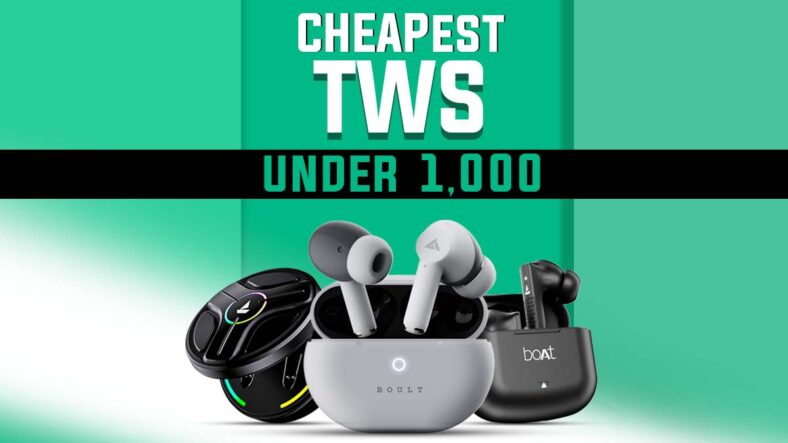 Cheapest TWS Under 1000 On Amazon