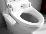 The toilet seat will open automatically and the cover will be removed, the remote operated
