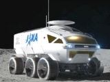 A self-driving car, the astronaut will be able to travel 10 thousand kilometers on the moon