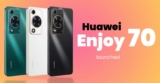 Huawei Enjoy 70 Unveiled with Kirin 710A SoC, 6,000mAh Battery, and Customizable Enjoy X Button