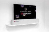 The world’s first rolling TV, in it’s 65-inch display, is controlled by voice control