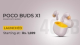 POCO Buds X1 with Hybrid ANC Launched in India: Price and Features