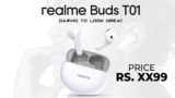 realme Buds T01 Launched in India: Lightweight Design, AI ENC, and Up to 28 Hours Playback
