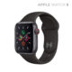 APPLE Watch 5 GPS + Cellular 40, 42, 44, 46 mm Silver Aluminium Case with White Sport Band(White Strap, Regular)