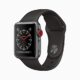 Apple Watch Series 5 GPS 40, 44 mm Space Grey Aluminium Case with Black Sport Band(Black Strap, Regular)